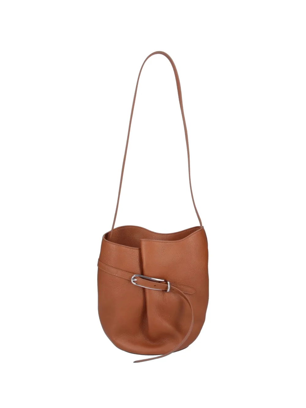 Liffner Belted bucket bag - Marrone