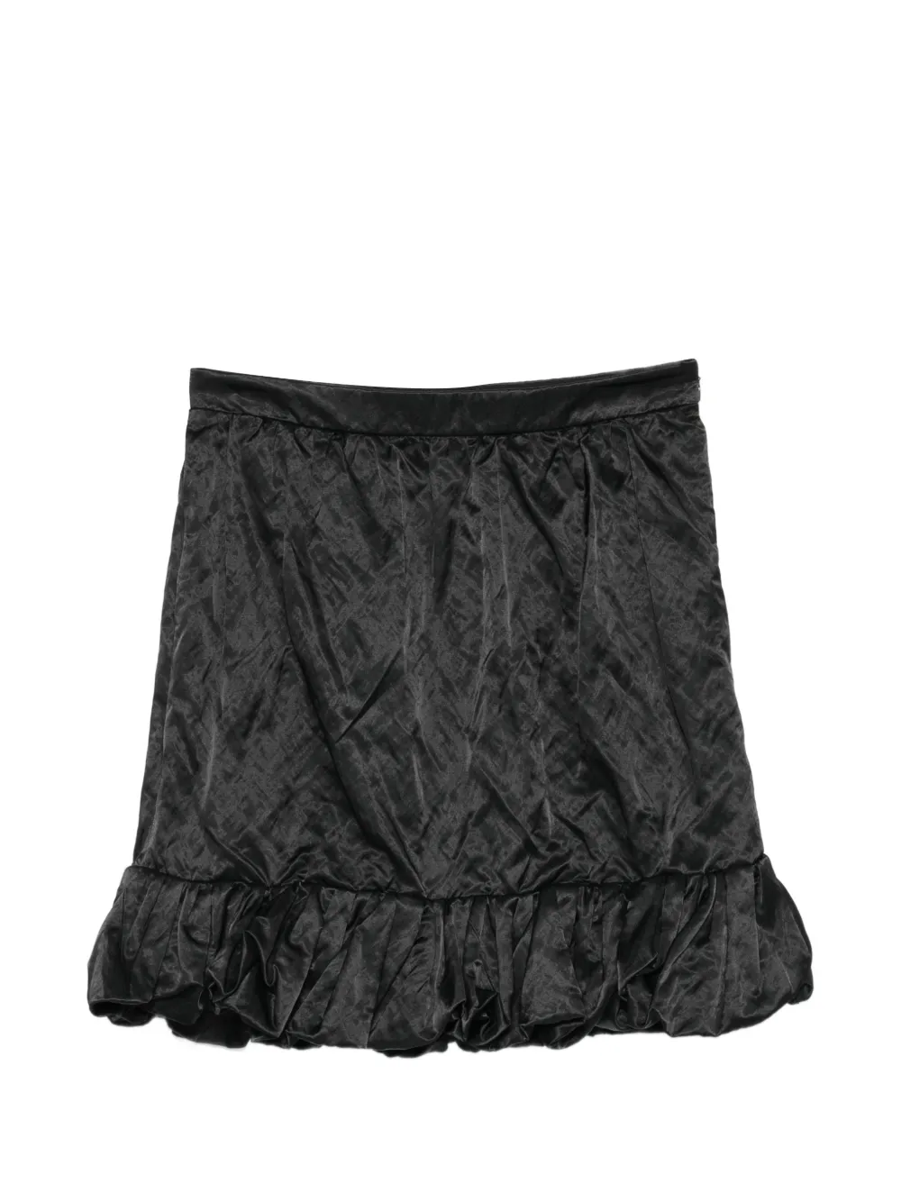 Chloé ruffled-hem mini skirt - Nero