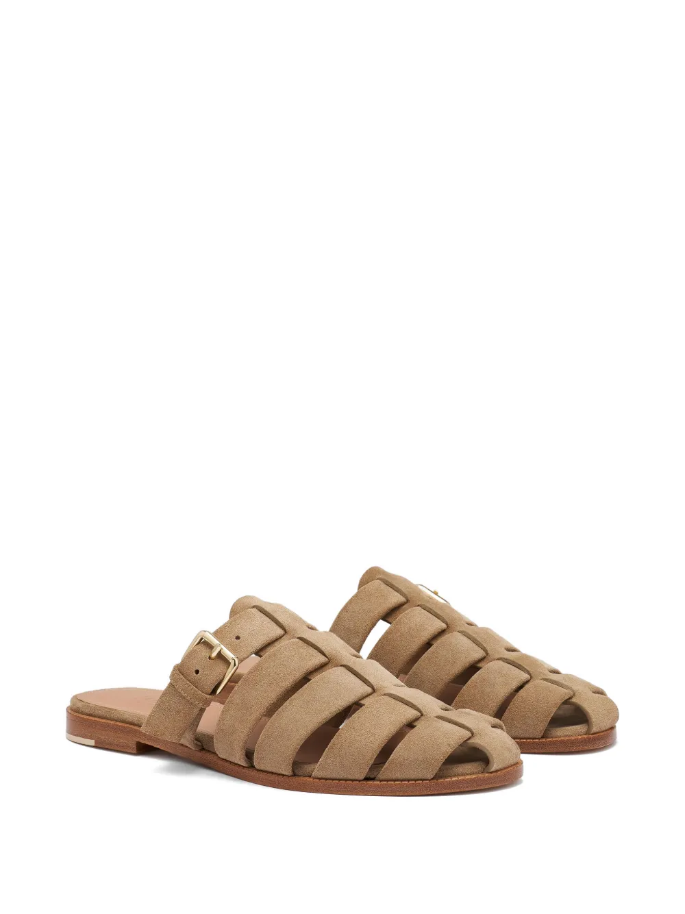 Malone Souliers Theresa cage-style mules Beige