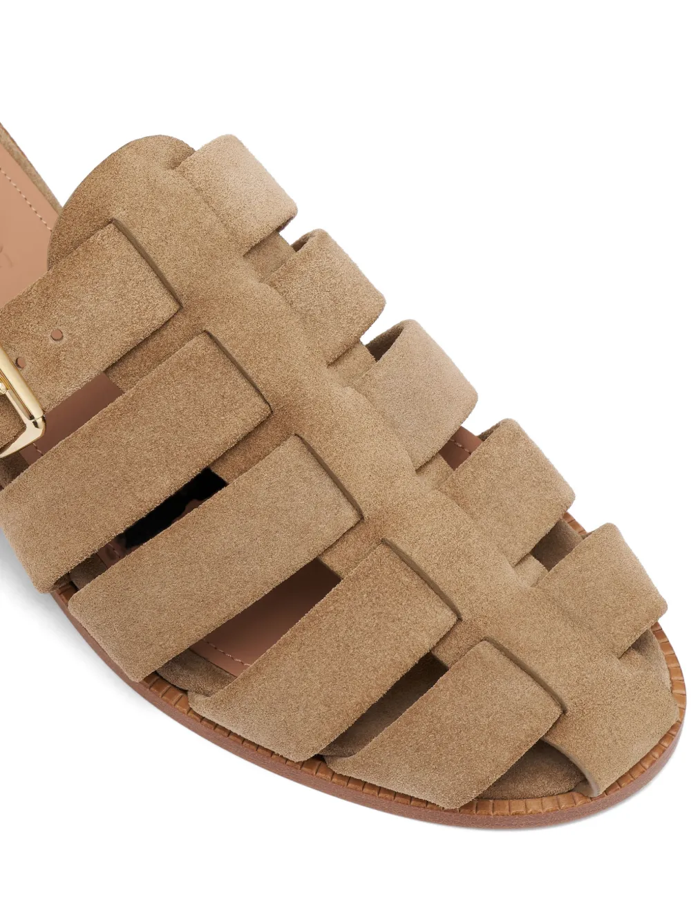 Malone Souliers Theresa cage-style mules Beige
