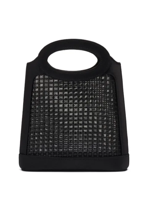 Malone Souliers mini Aura sequined-mesh tote bag