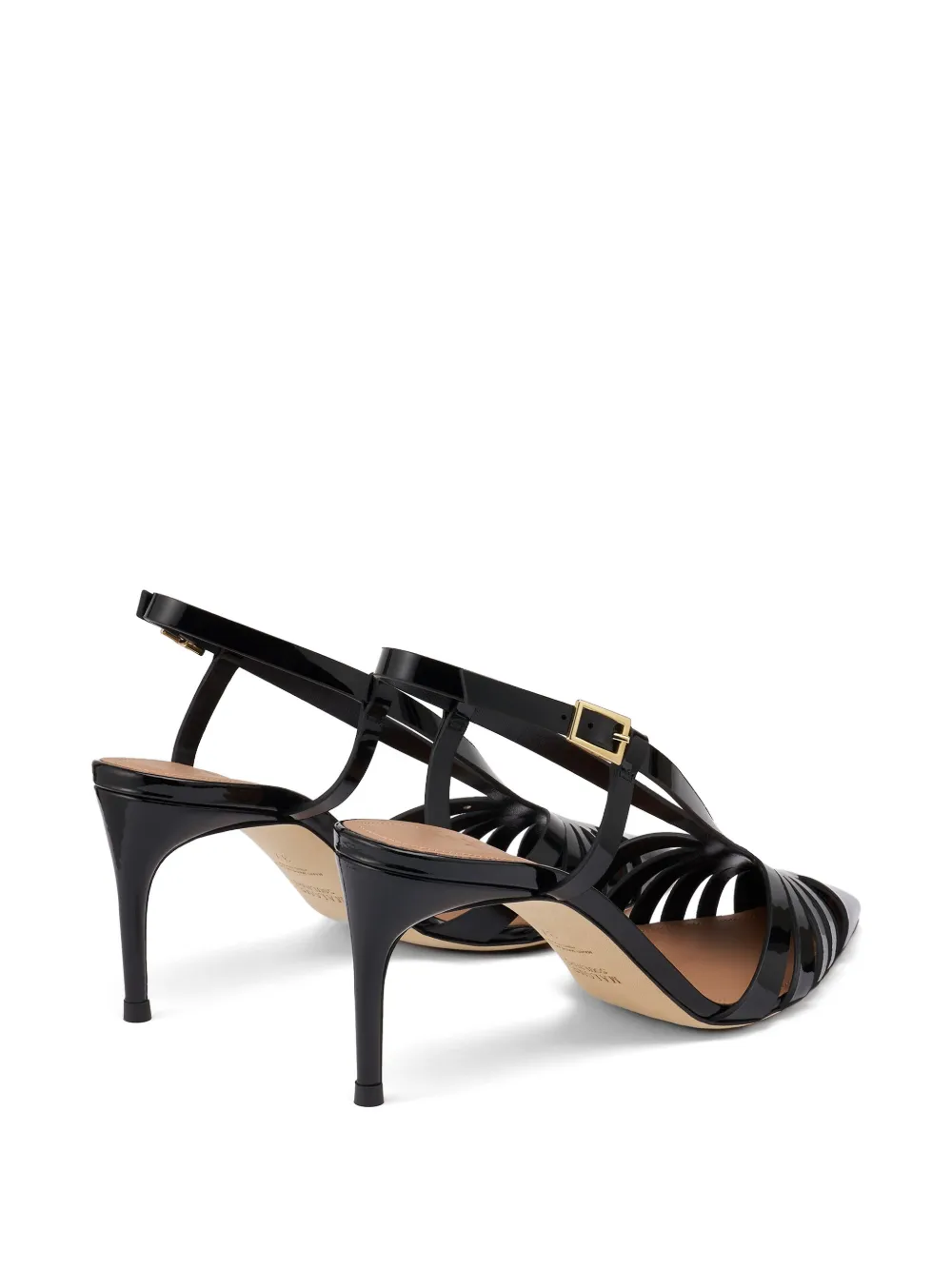 Malone Souliers Janette patent leather pumps Zwart