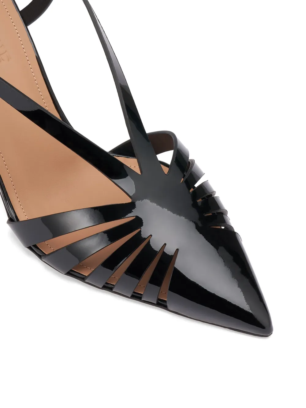 Malone Souliers Janette patent leather pumps Zwart