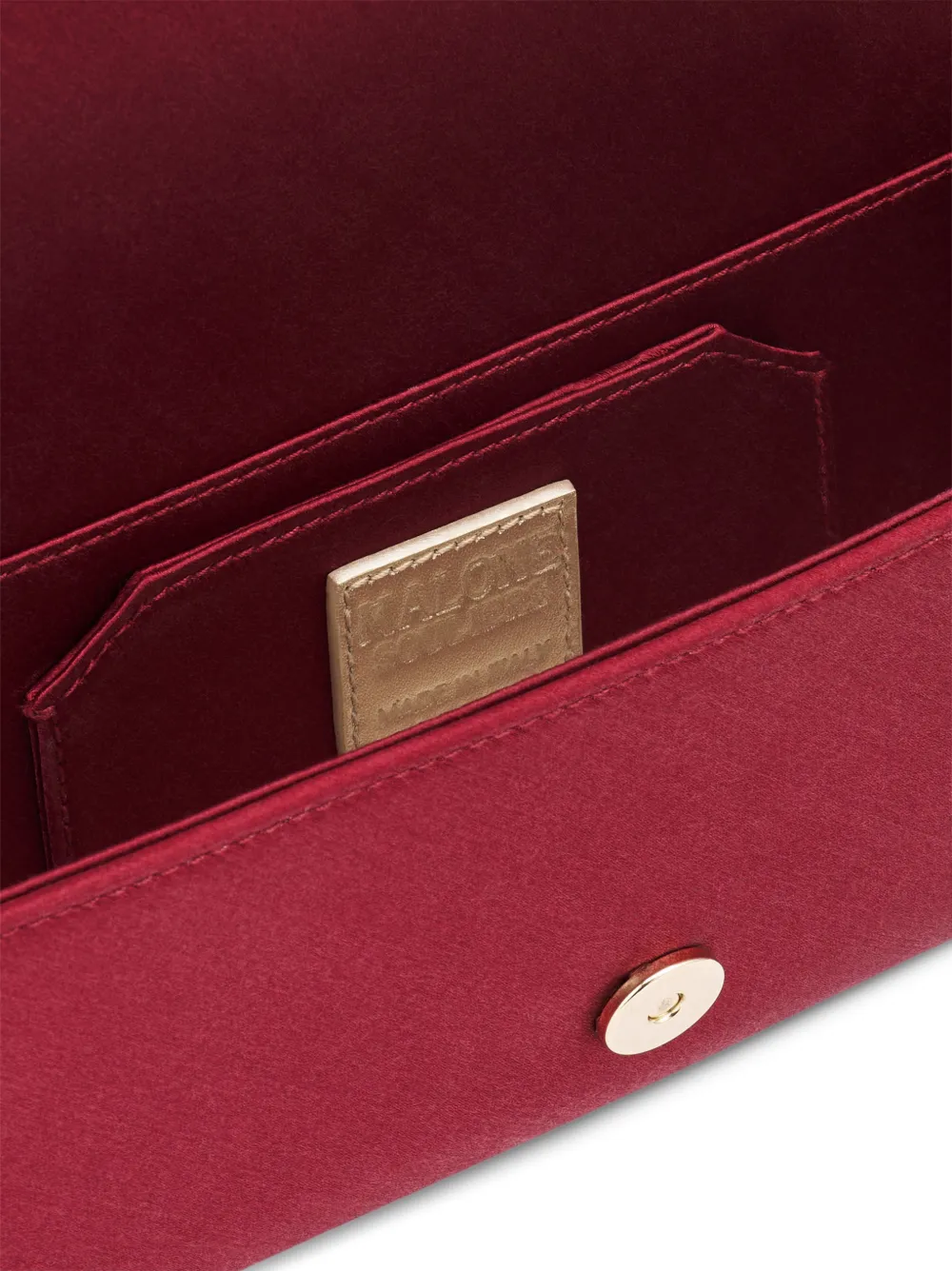 Malone Souliers Vivien clutch verfraaid met kristallen Rood