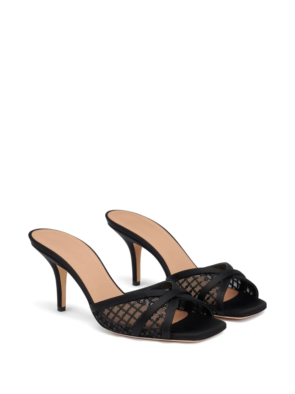 Malone Souliers Perla sandalen met pailletten Zwart