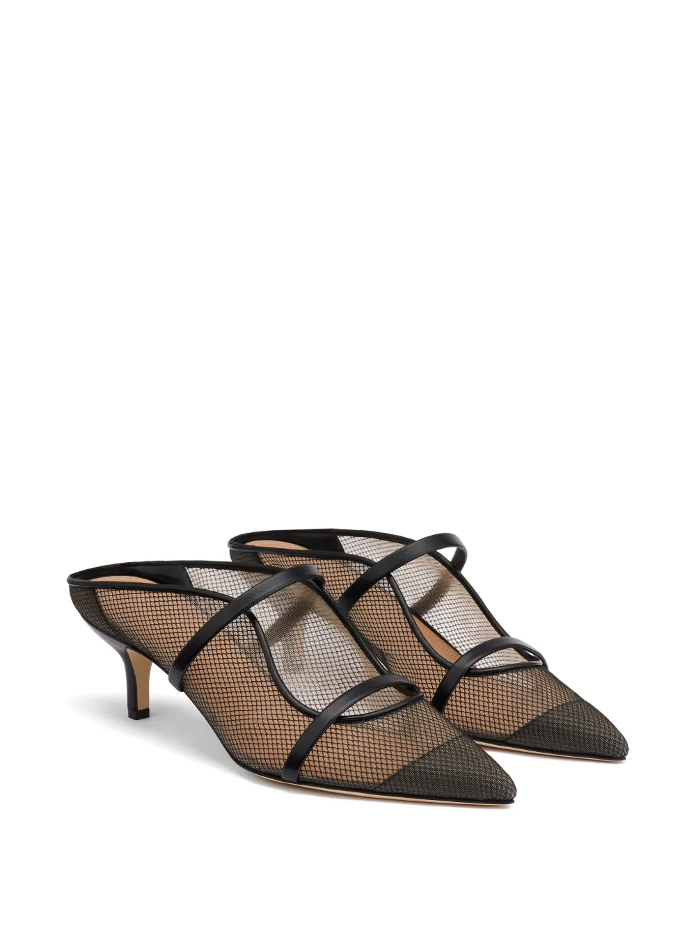 Malone Souliers Maureen mesh mules Zwart