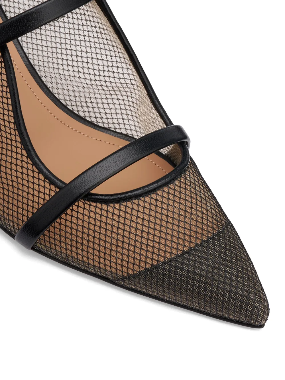 Malone Souliers Maureen mesh mules Zwart