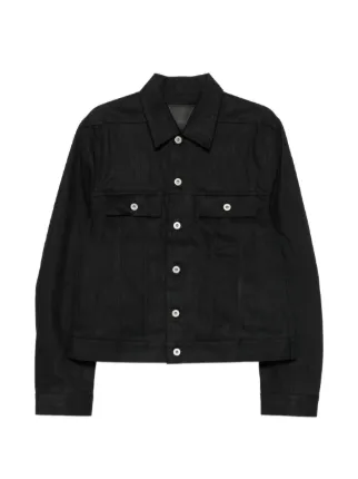 Rick Owens DRKSHDW トラッカーデニムジャケット | ブラック | FARFETCH JP