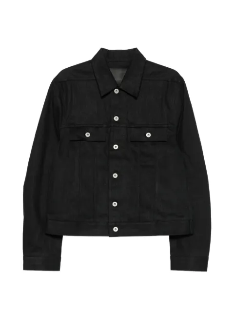 Rick Owens DRKSHDW button-up trucker denim jacket