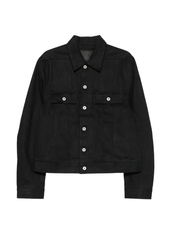 Rick Owens DRKSHDW トラッカーデニムジャケット | ブラック | FARFETCH JP