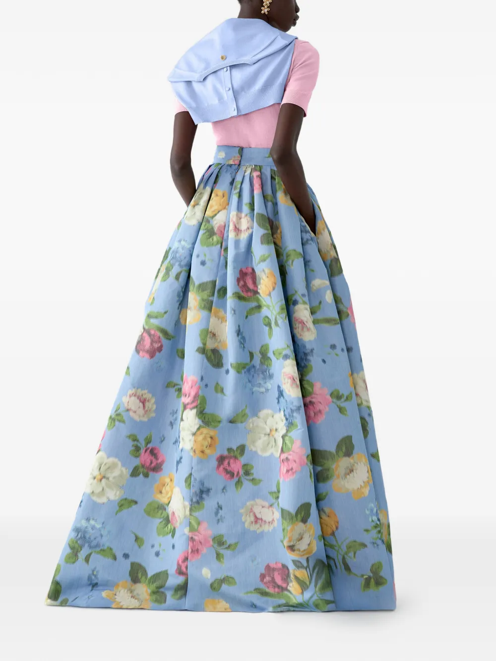 Carolina Herrera Top met ronde hals Blauw
