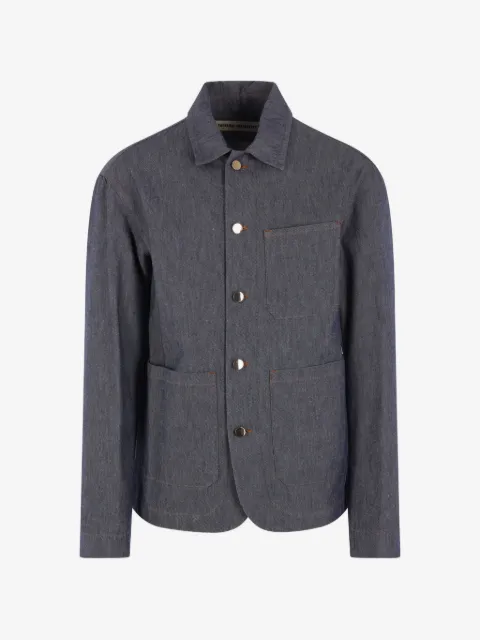 Meta Campania Collective Julian contrast-stitched denim jacket