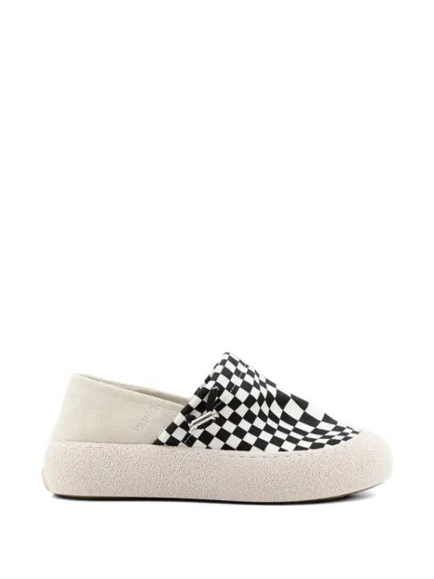 SANTHA ImSouAne checkerboard-print sneakers