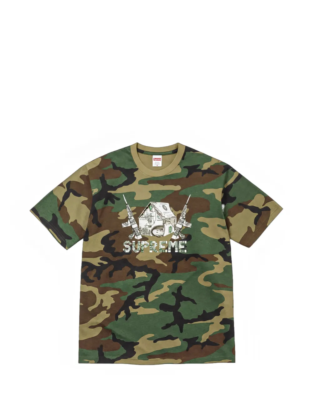 Supreme Origami-print t-shirt - Grün
