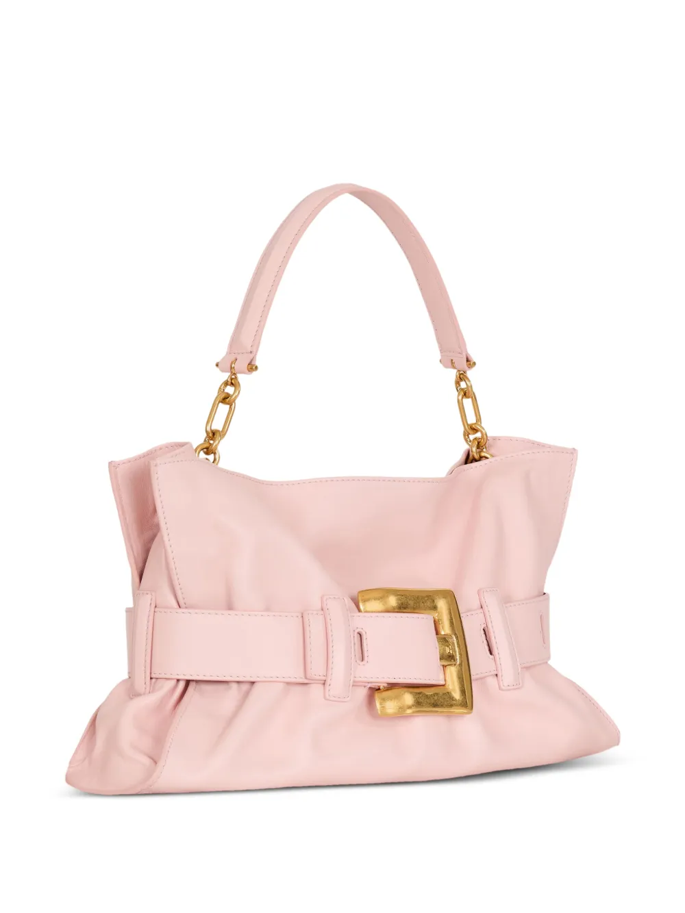 Balmain Medium Anthem tas van glad leer Roze