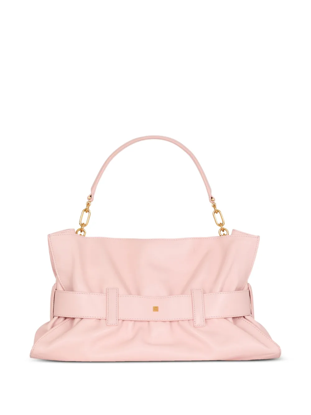 Balmain Medium Anthem tas van glad leer Roze