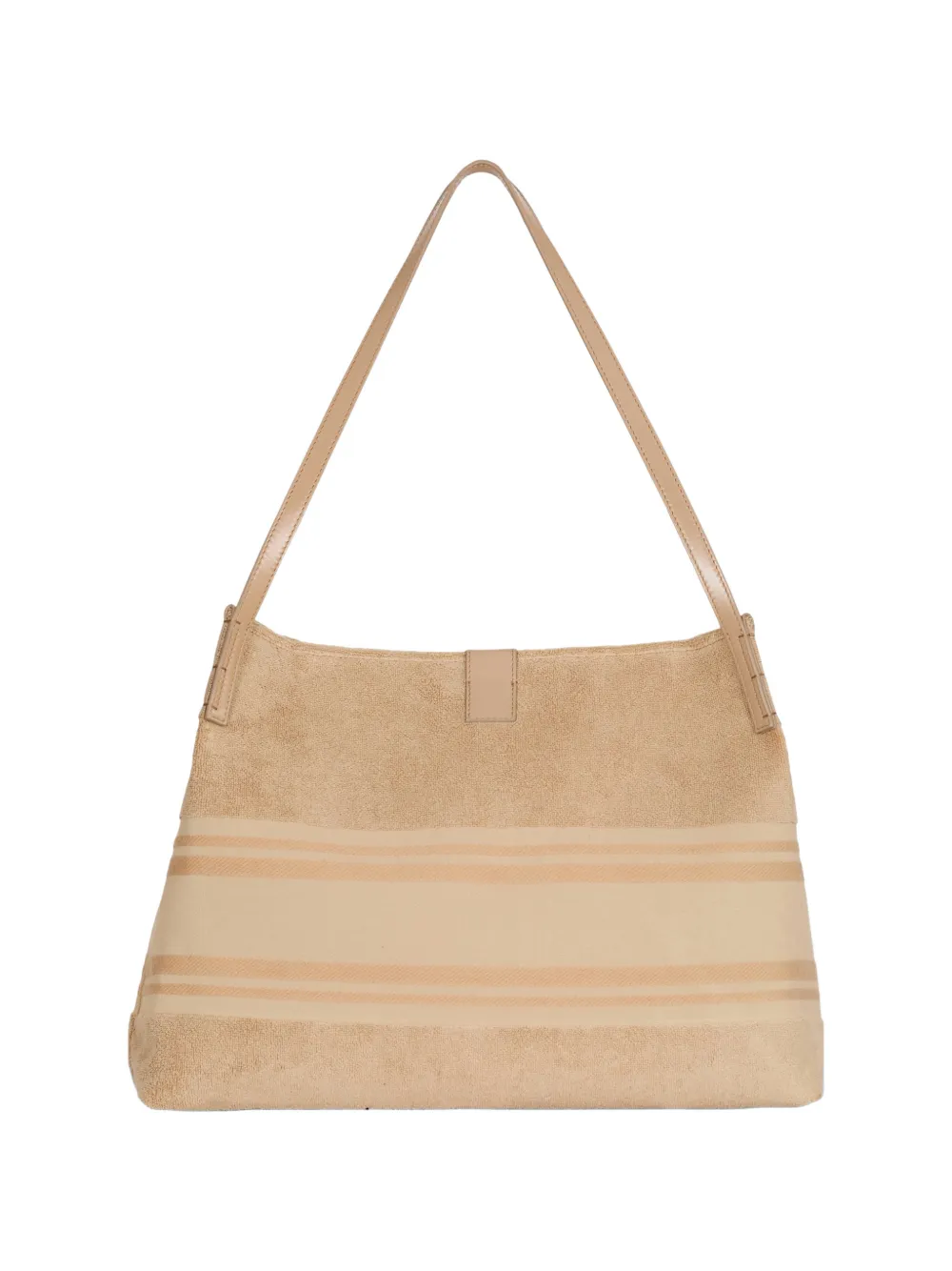 Balmain Medium Release shopper van katoenen bouclé Beige