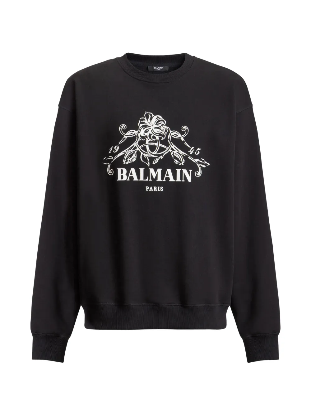 Balmain printed Balmain Vine sweatshirt - Nero