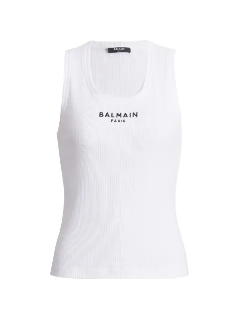Balmain Balmain Paris embroidered vest top