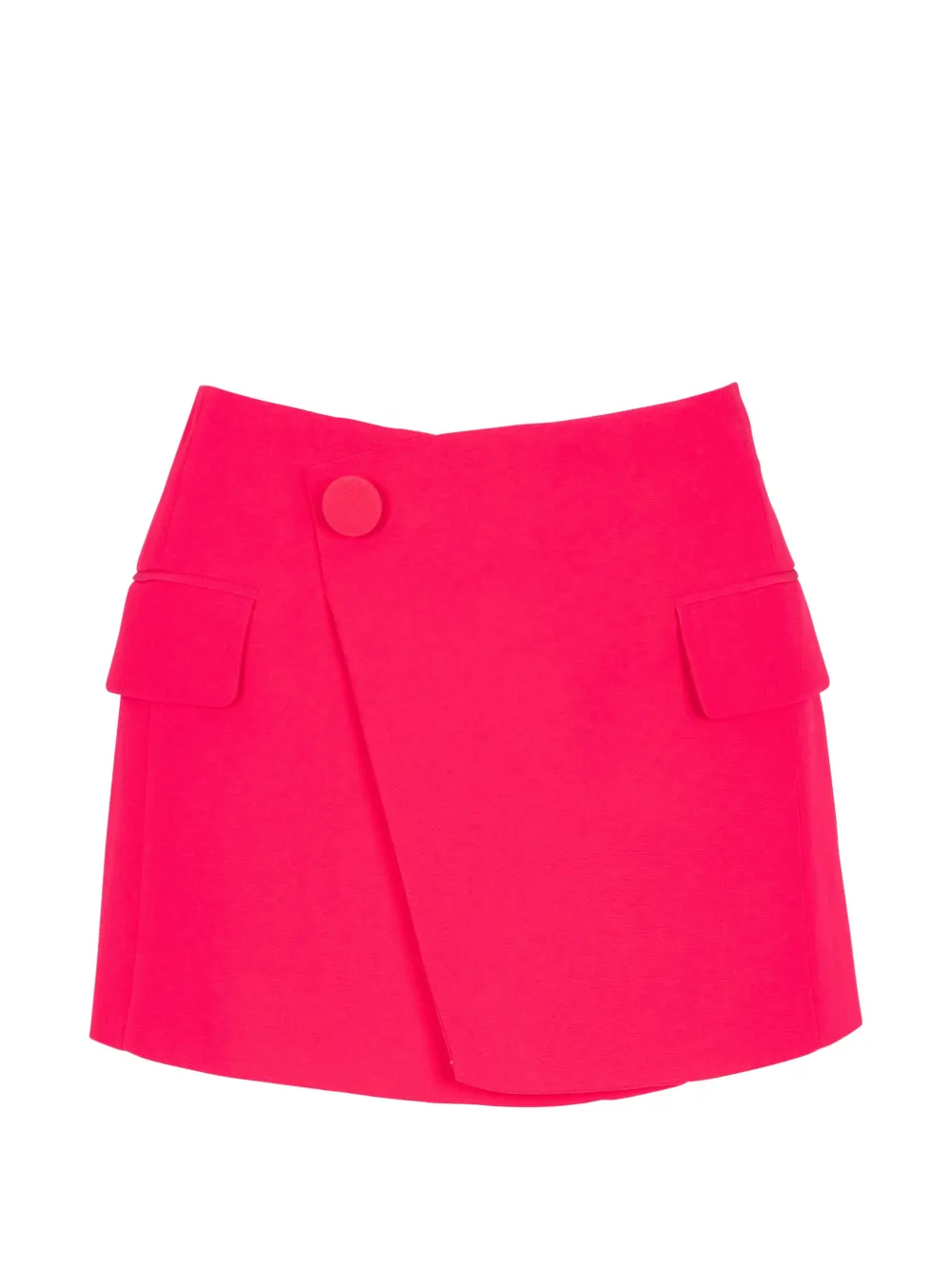 Balmain asymmetric crepe mini skirt - Pink