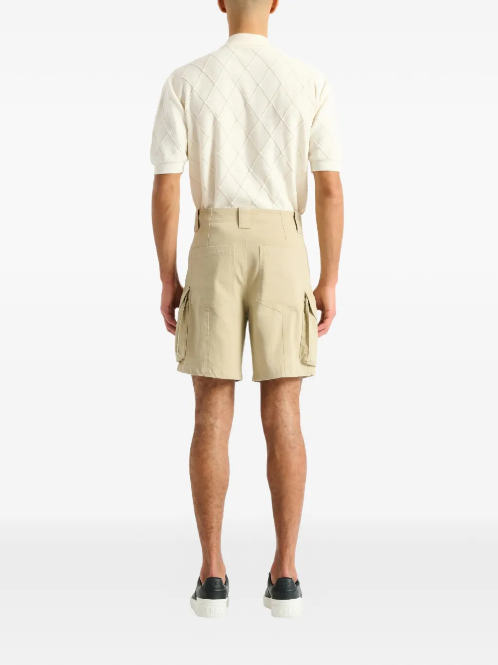 Balmain Bermuda cargo shorts Beige