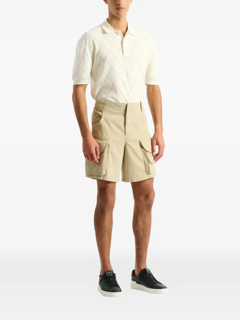 Balmain Bermuda cargo shorts Beige