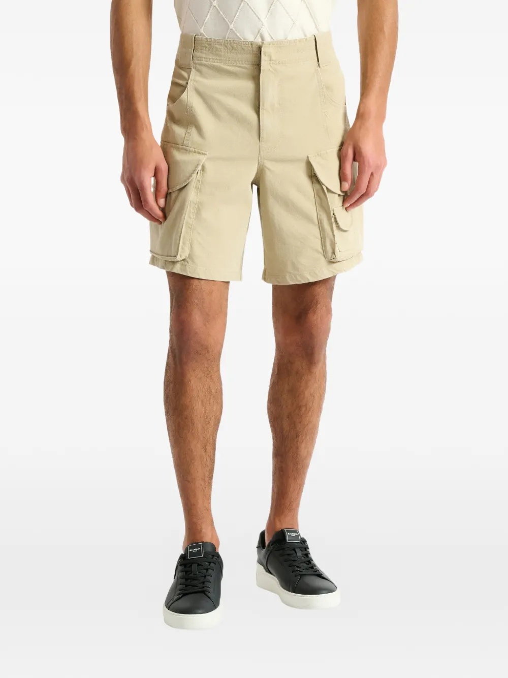 Balmain Bermuda cargo shorts Beige