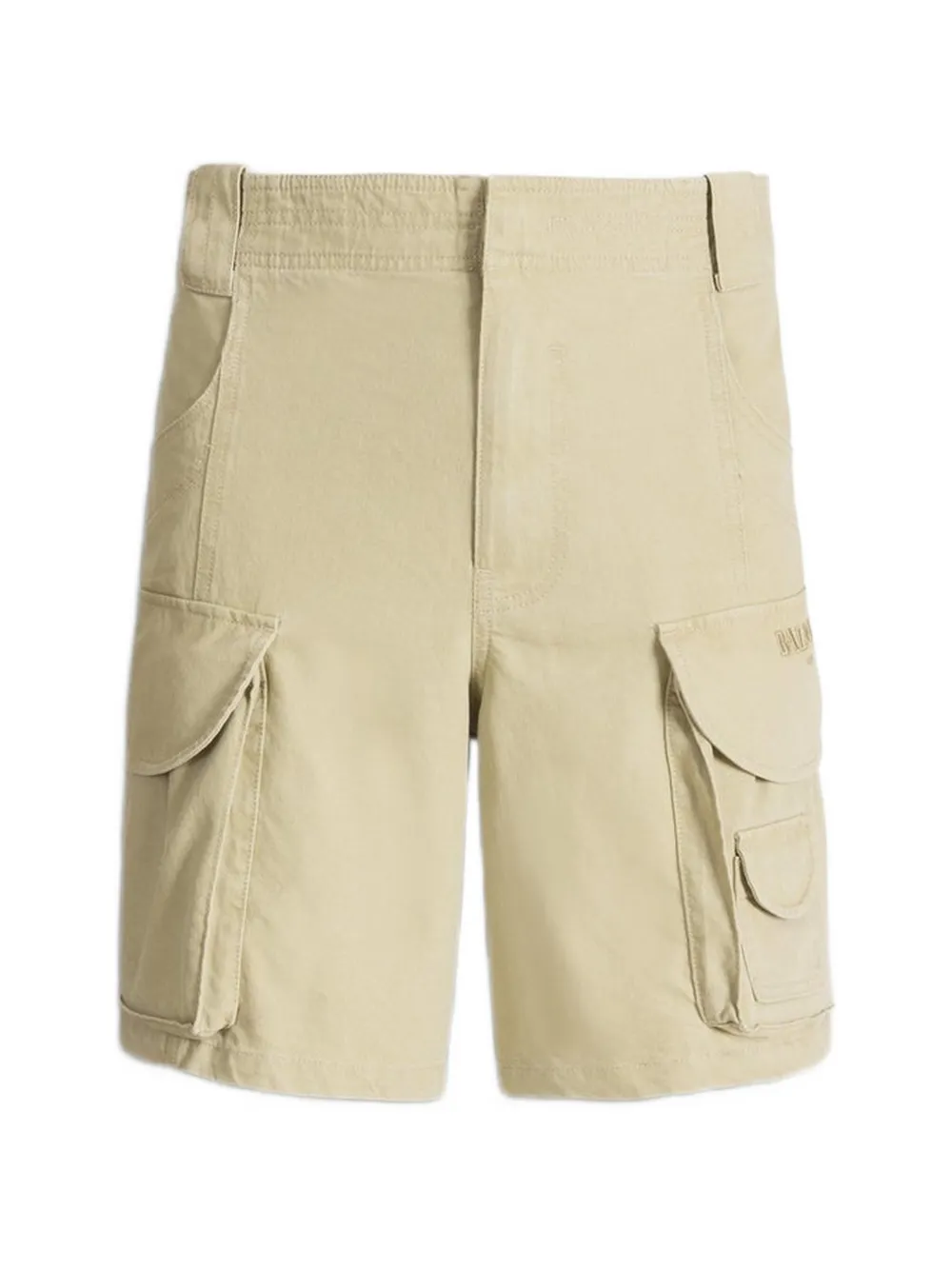 Balmain cotton cargo Bermuda shorts - Toni neutri