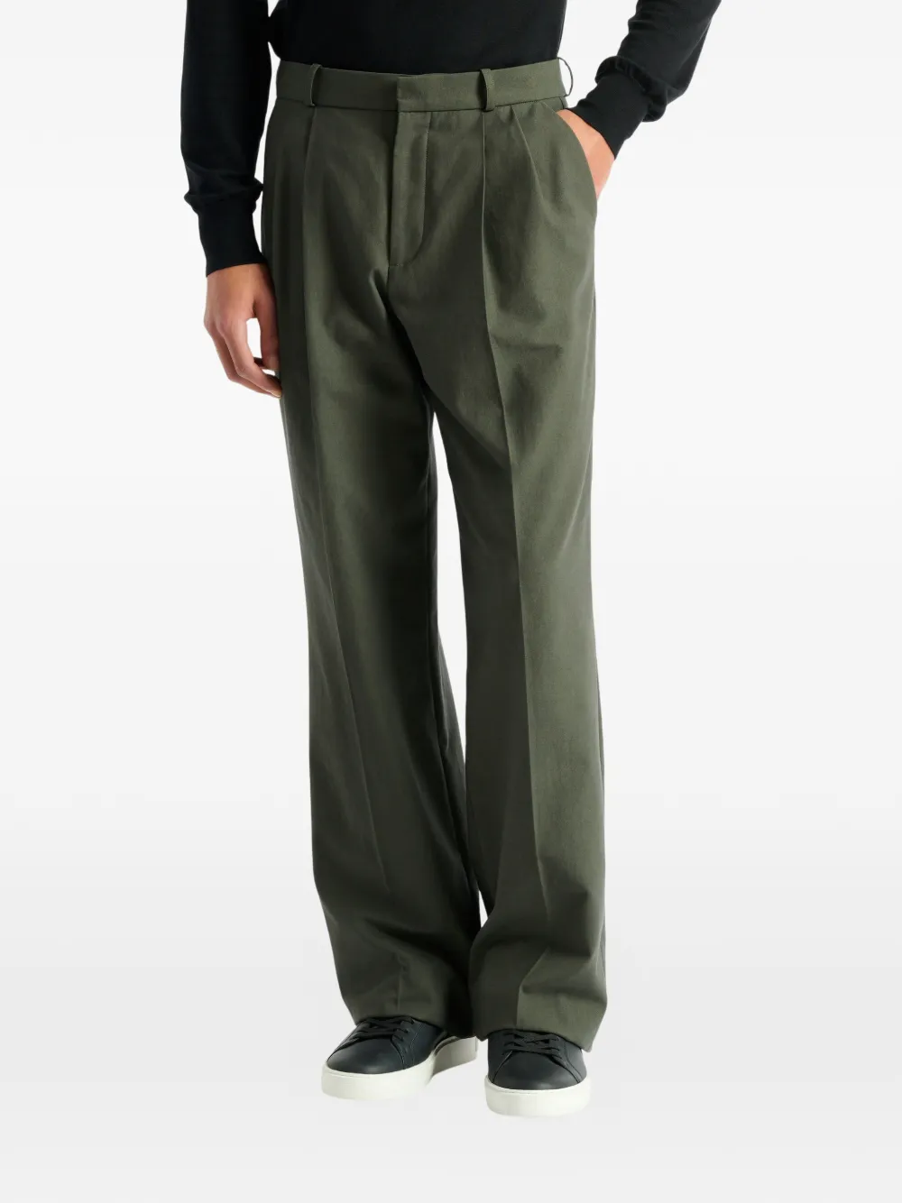Balmain Twill broek Groen