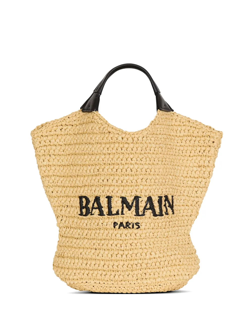 Balmain mini crochet tote bag - Toni neutri