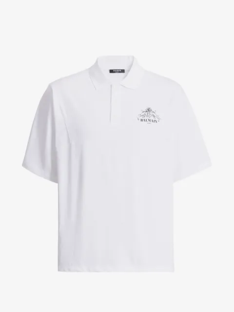 Balmain printed Balmain Vine polo