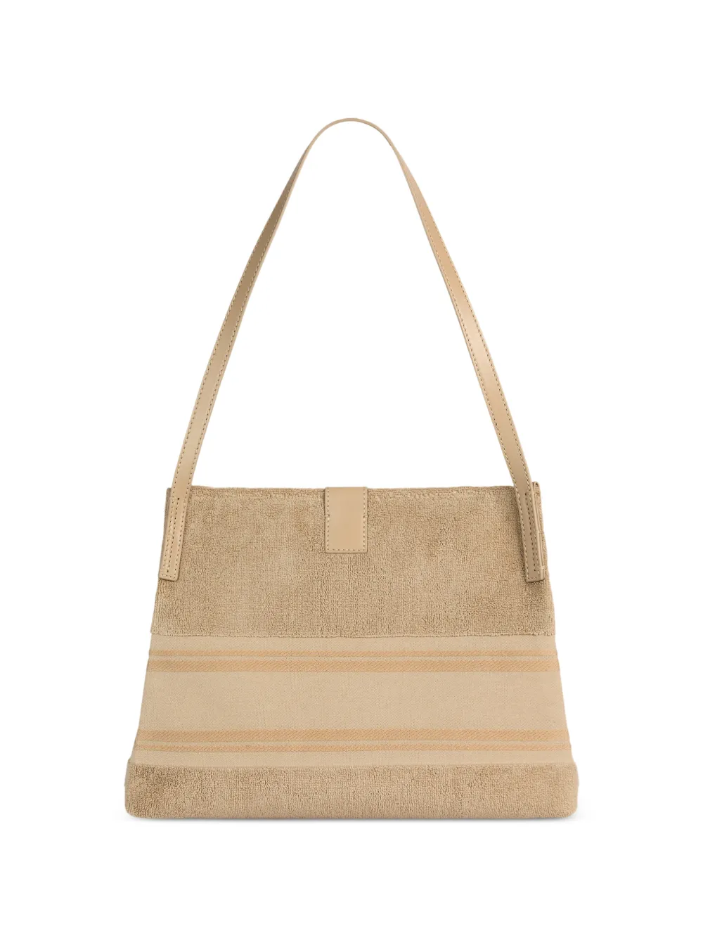 Balmain Release kleinekatoenen bouclé shopper Beige