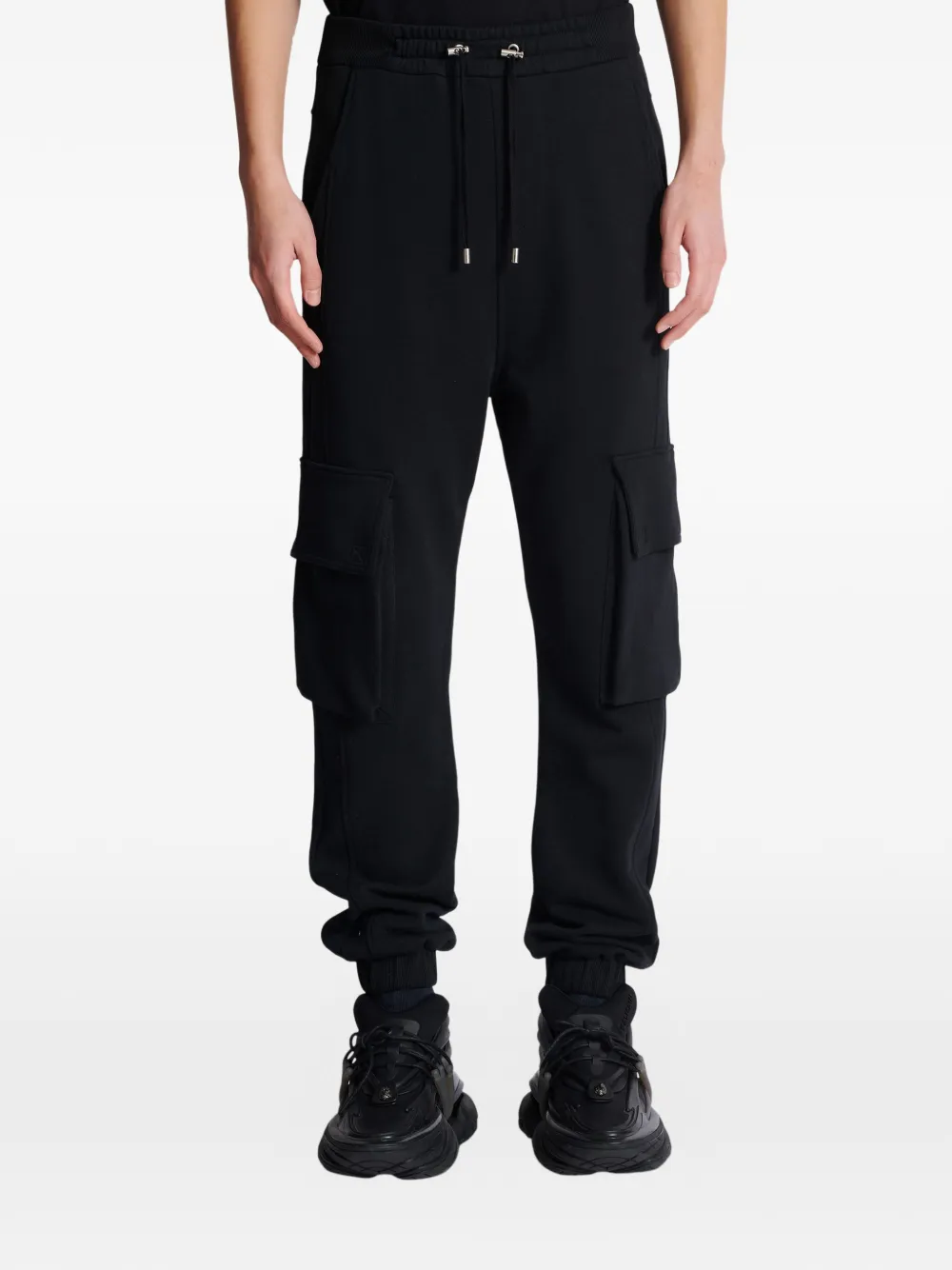 Balmain Vintage cargo joggingbroek Zwart