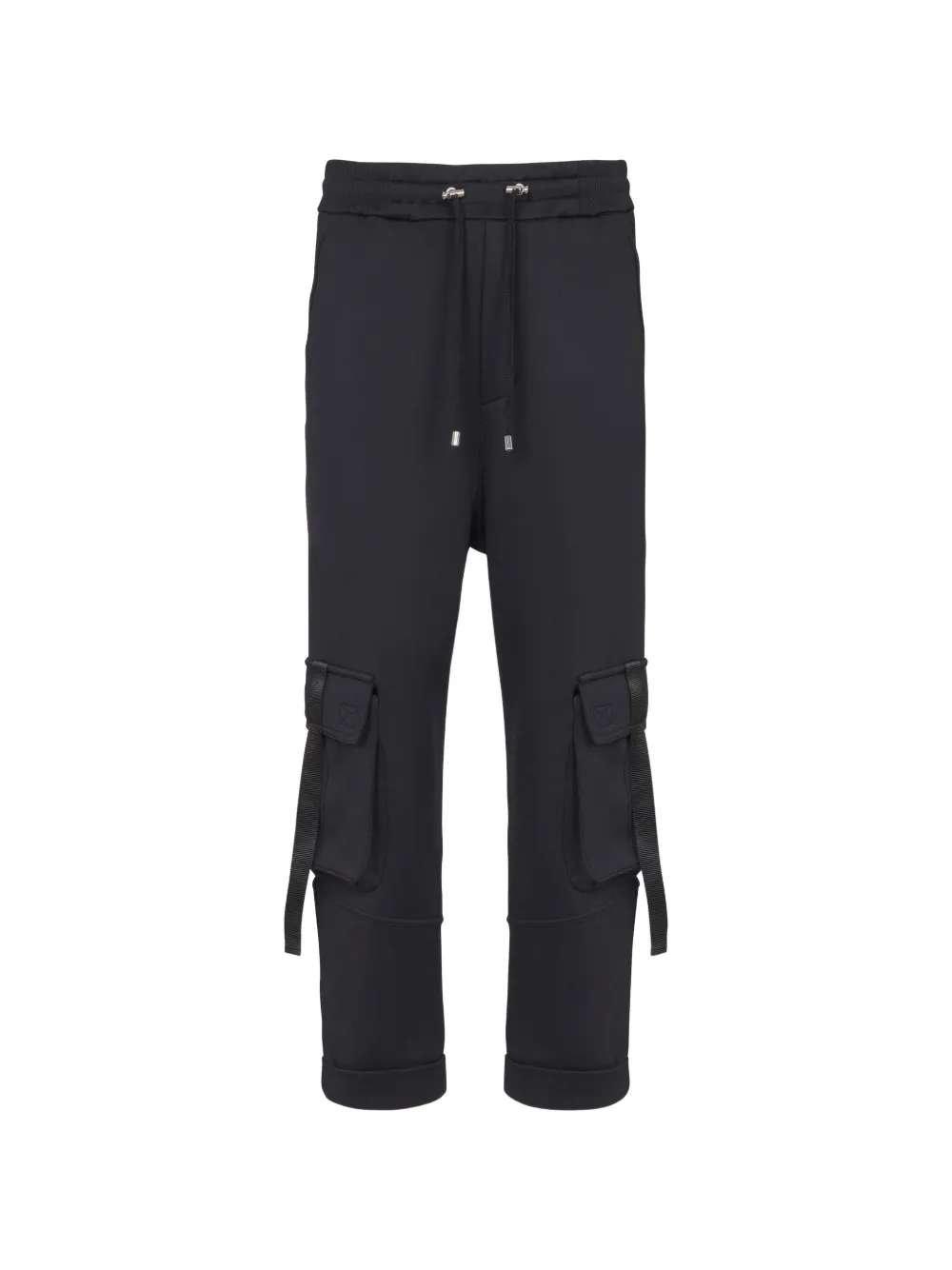Balmain Silver Balmain Vintage Cargo Sweatpants - Schwarz
