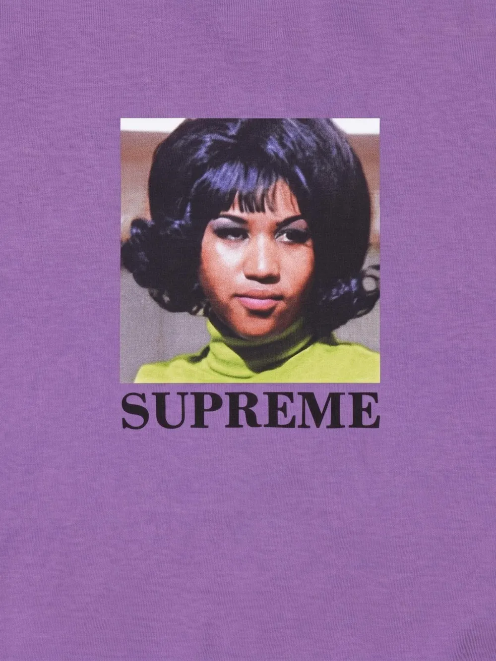 Supreme Aretha T-shirt met grafische print Paars