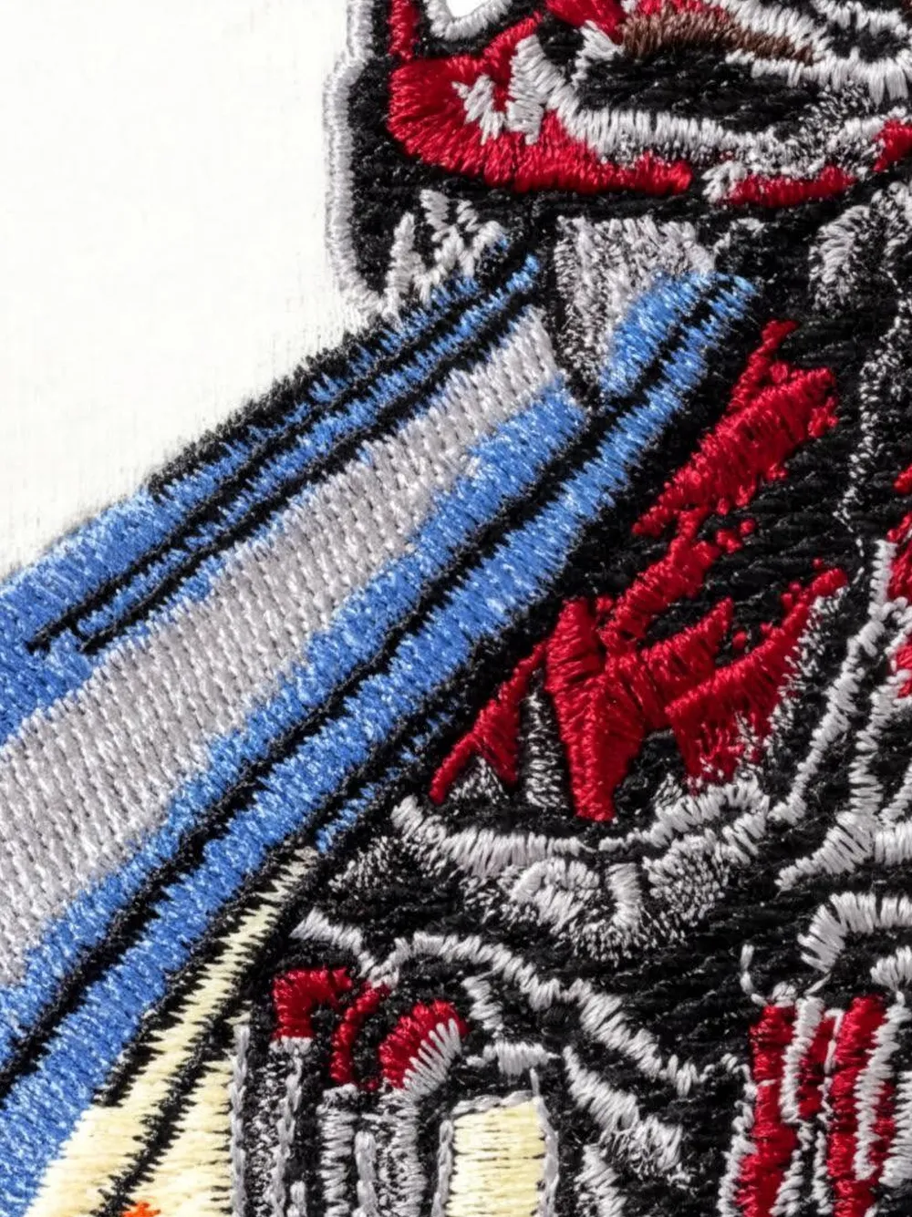 Supreme T-shirt met Monster-borduurwerk Wit