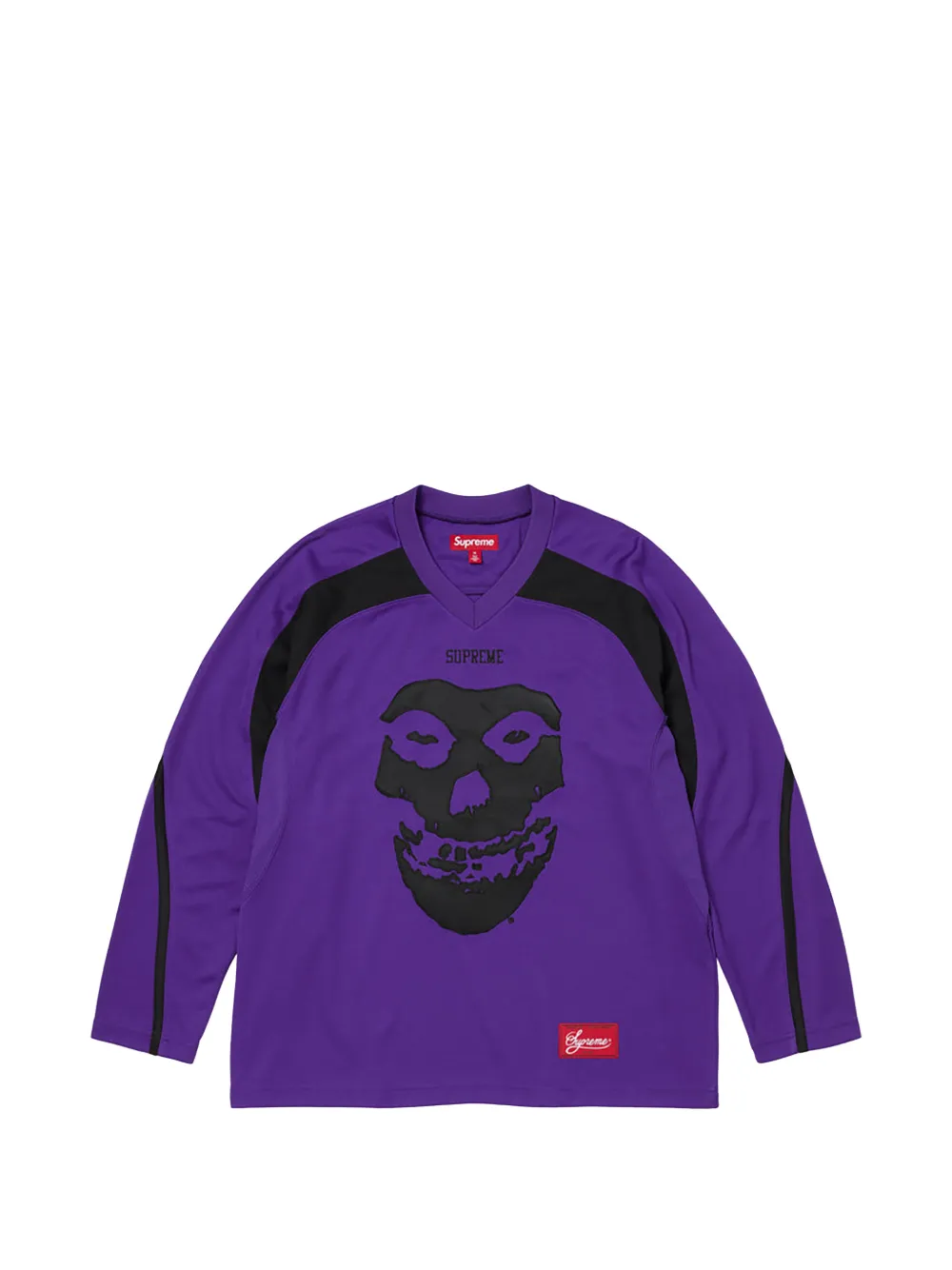 Supreme The Misfits skull-print hockey jersey - Violett
