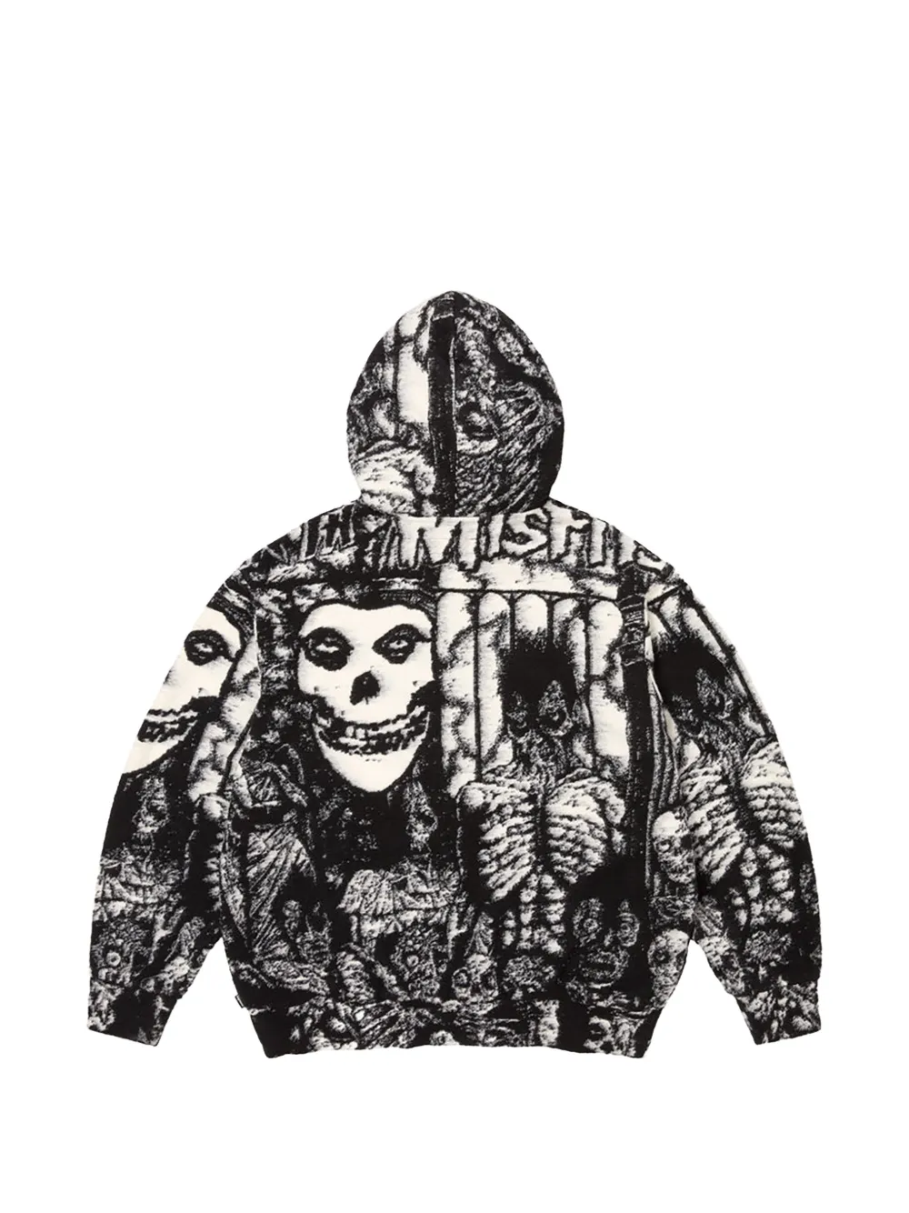 Supreme Misfits hoodie met rits Zwart