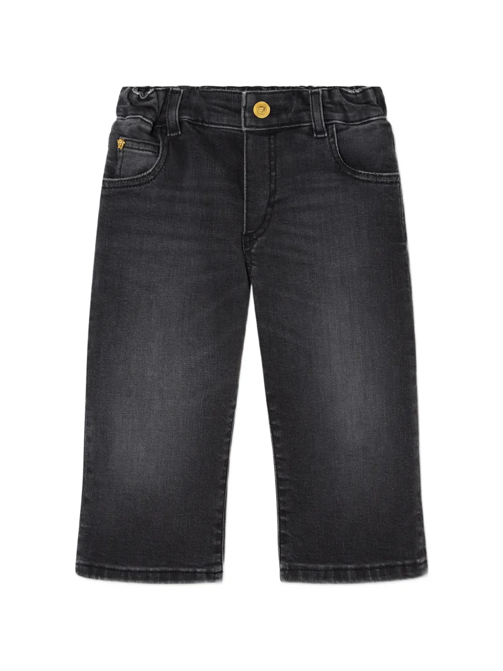 Versace Kids Medusa jeans - Nero