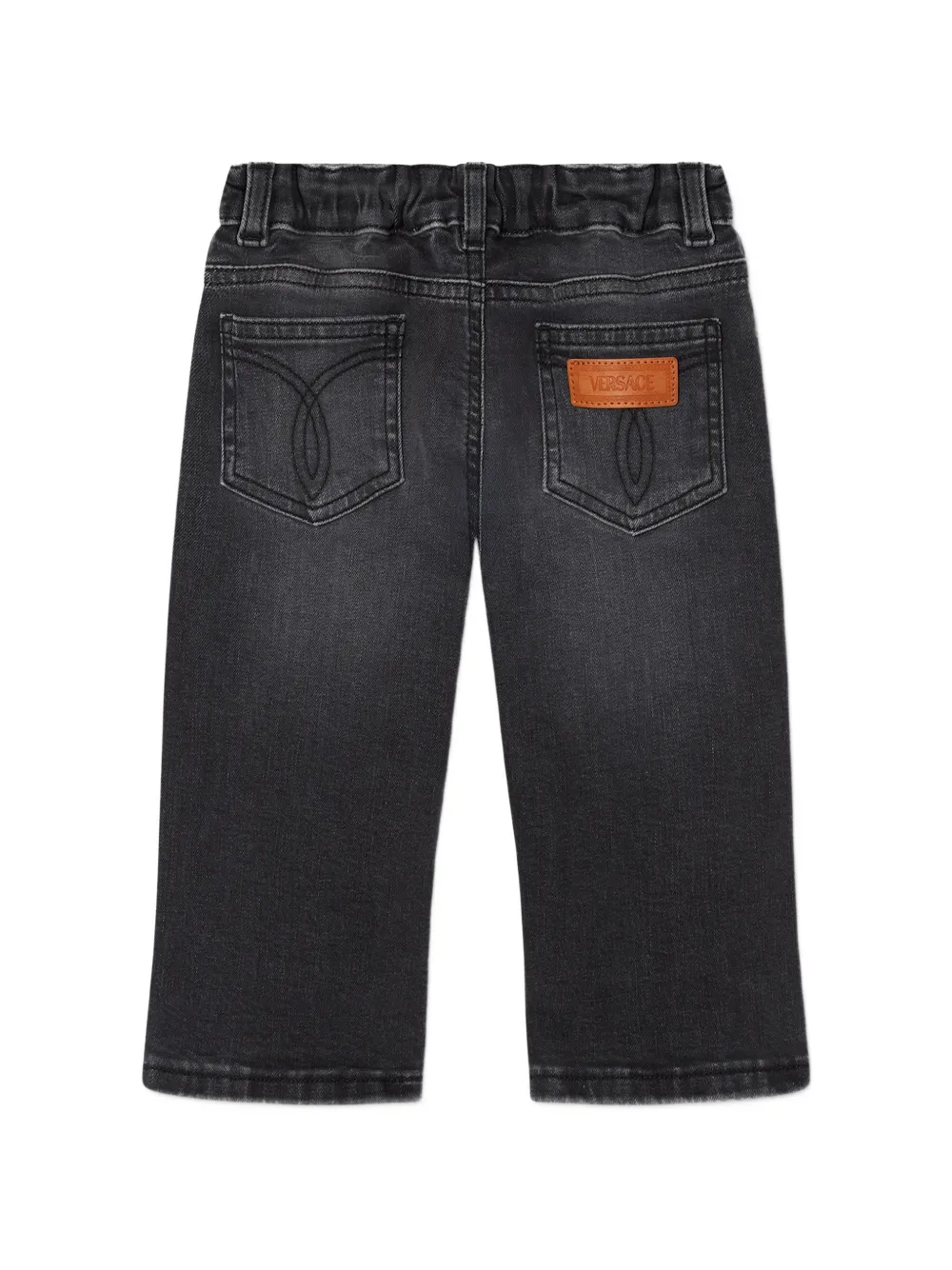 Versace Kids Medusa jeans Zwart
