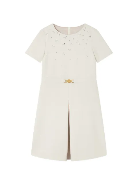Versace Kids embellished Milano-stitch dress