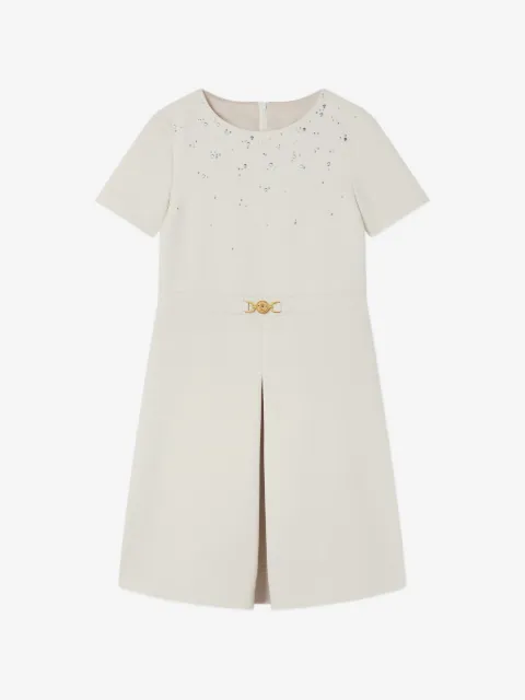 Versace Kids robe en maille Milano ornée