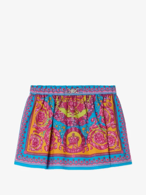 Versace Kids  Rock aus Baumwoll-Popeline mit Print