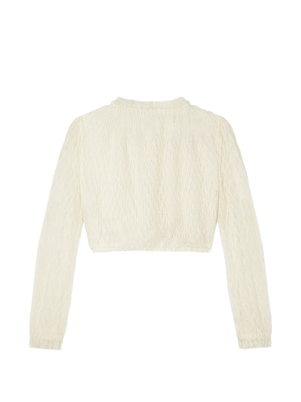 Versace Kids Blouse met kant Beige