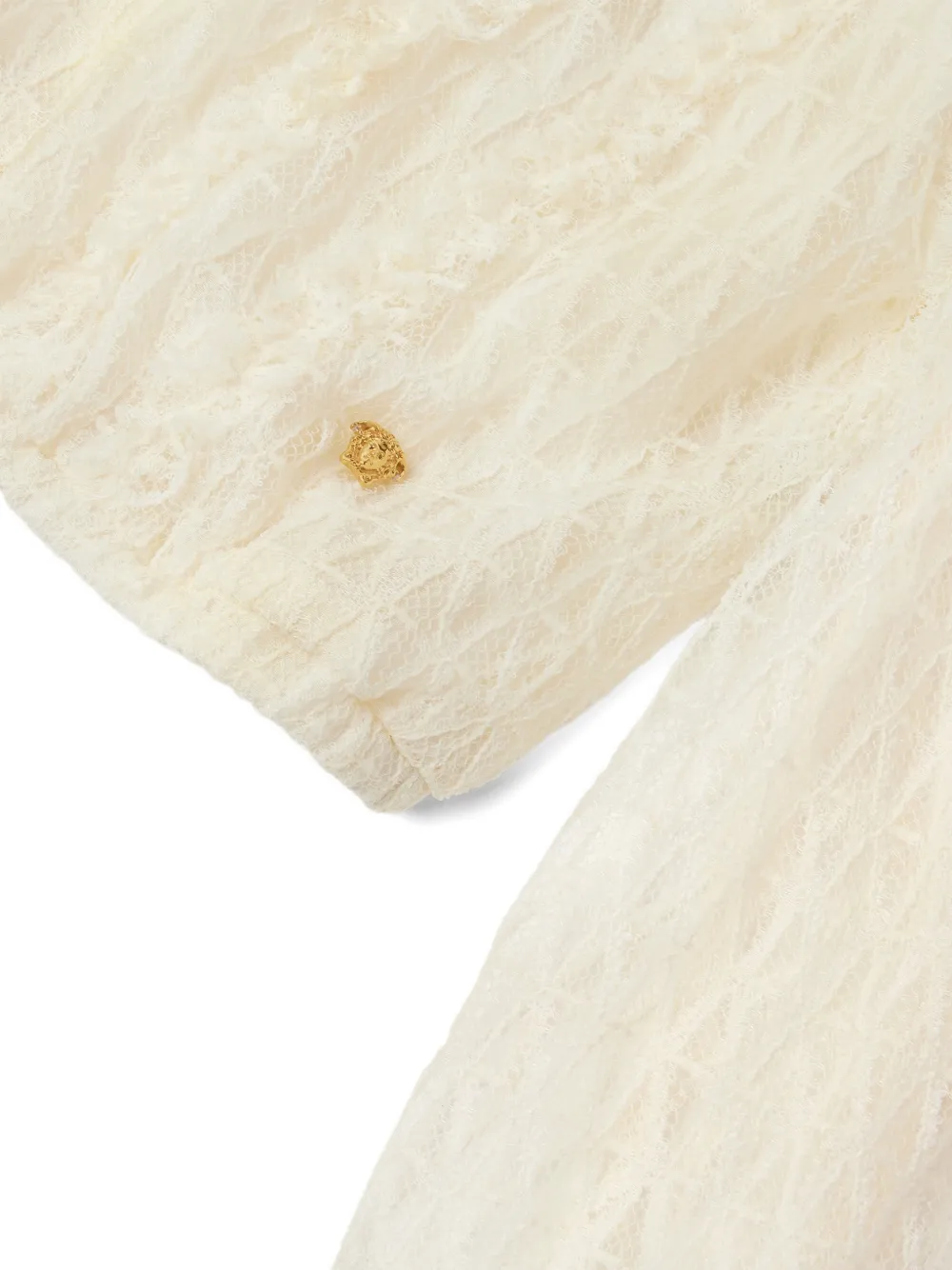 Versace Kids Blouse met kant Beige