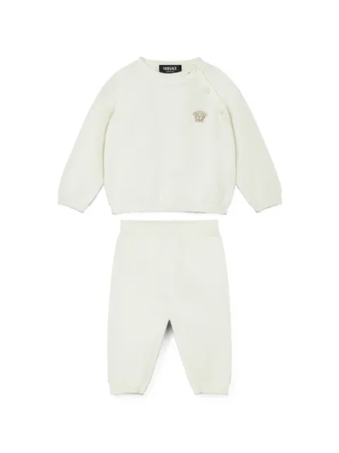 Versace Kids cotton knit sweater set