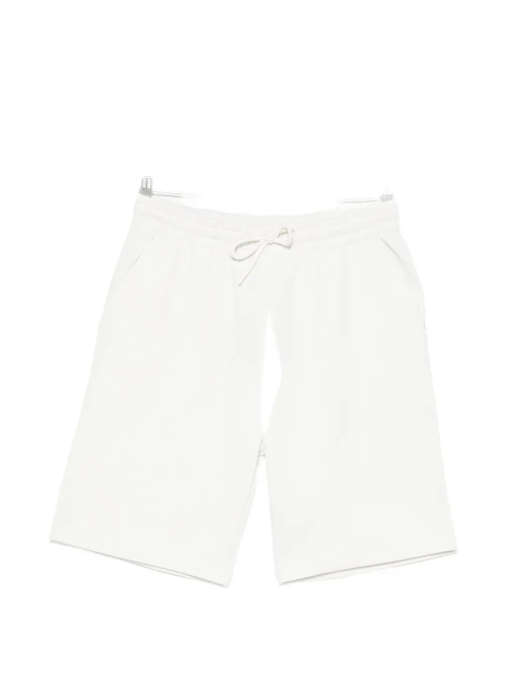 OUTHERE drawstring logo-patch shorts | White | Image 1