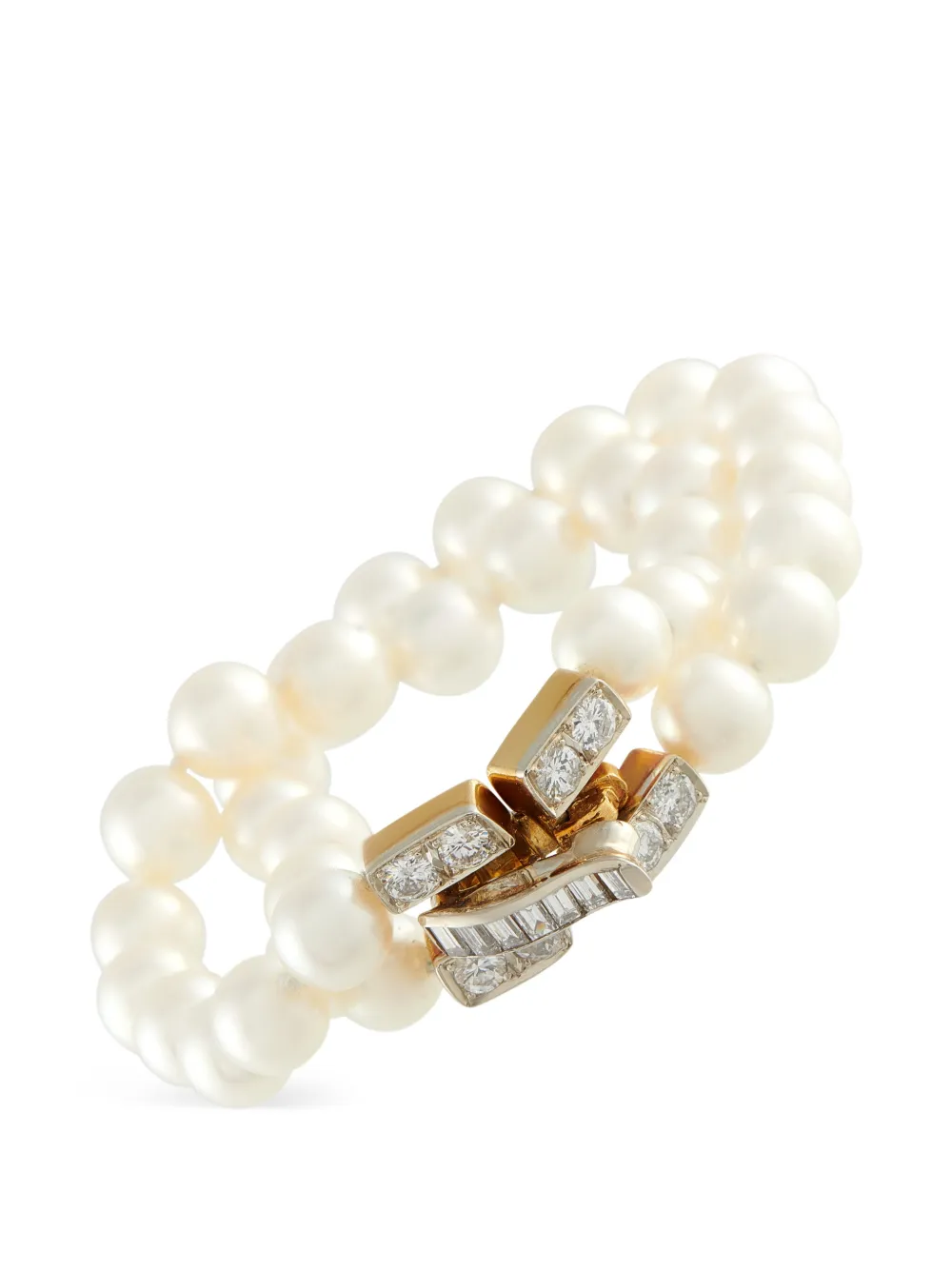 LB Exclusive pearl diamond 18K yellow gold bracelet - Giallo