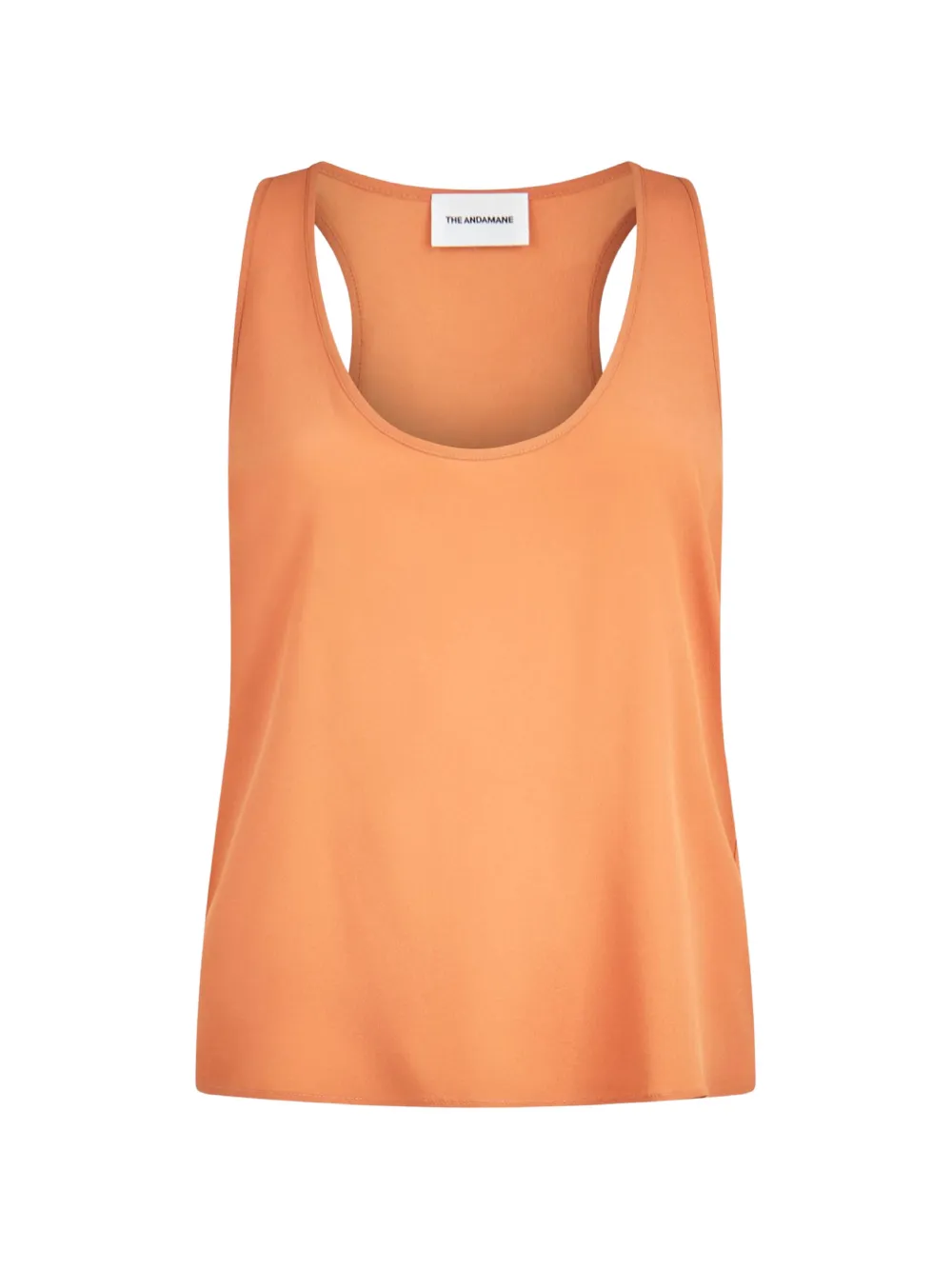 THE ANDAMANE flared tank top - Orange