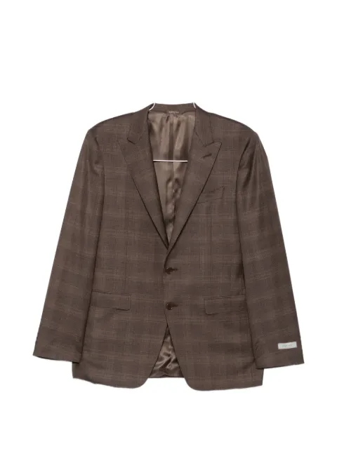 Canali checked suit